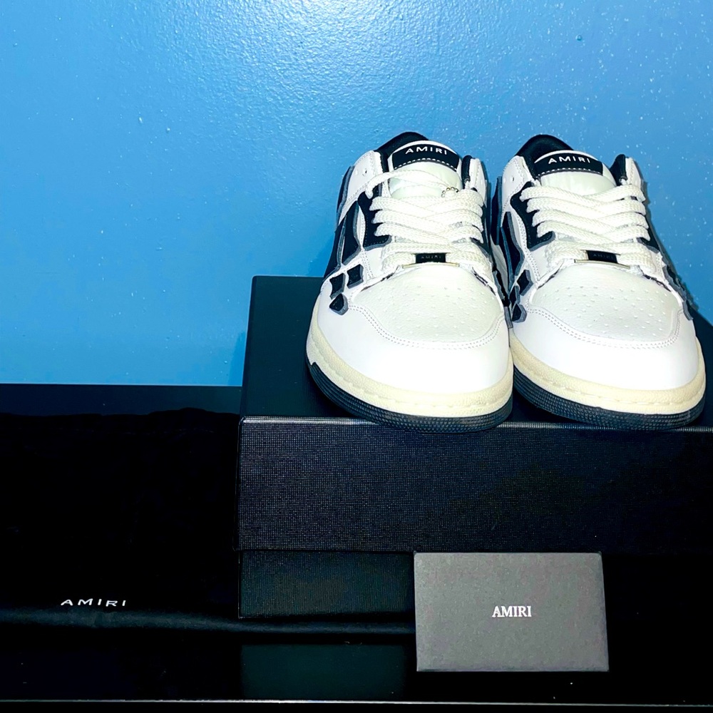 New amiri skeleton sneakers size 10 in men
